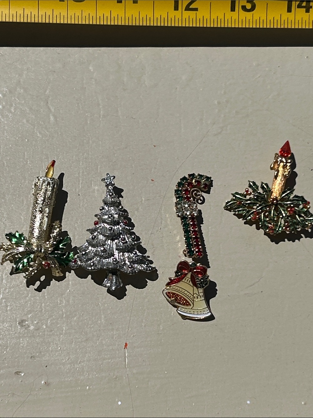 Vintage Christmas broaches